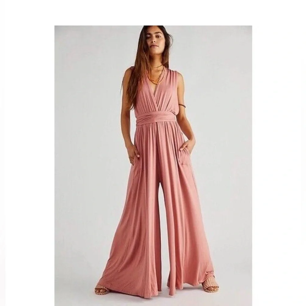 Free People Beach Dani Convertible Open-Back One-Piece - Picture 1 of 12